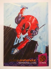 Fleer Ultra Comics 1994 B19 carte card marvel X-Men #57 Deadpool