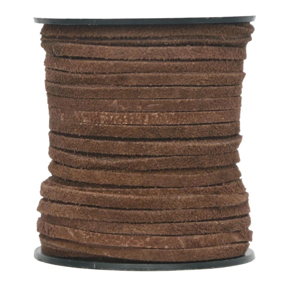 Xsotica - Cordón plano de cuero gamuza de 3,0 mm - 1 yarda Foto 1 de 1