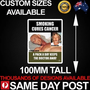 A PACK A DAY 100mm Tall Vinyl Car Sticker Decal Bryan Aussie Meme Bogan Tradie - Picture 1 of 1