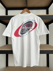 Camiseta Nike International Blanca Vintage Años 90 Talla M - Imagen 1 de 24