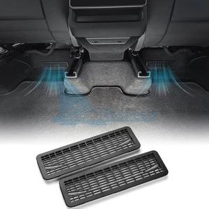 Front Seat Under Air Vent Dust Cover ABS Black Fit Tesla Model Y 2025 Juniper - Picture 1 of 9