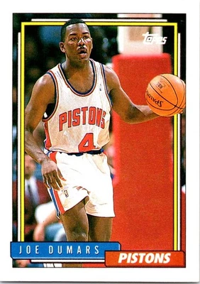 1992-93 Topps #347 Joe Dumars - Image 1 of 2