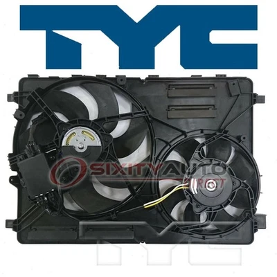 TYC Dual Radiator & Condenser Fan Assembly for 2008-2010 Volvo V70 3.2L L6 nw — 第 1/4 张图片