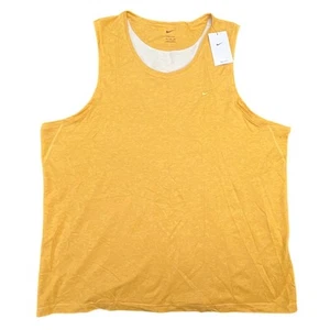 Nike Primary Men's Dri-Fit Versatile Active Orange Tank Top Size XXL New - Picture 1 of 8