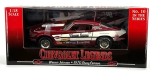 Ertl Chevrolet Legends Warren Johnson 1970 Chevy Camaro Limited Edition 1:18 - Picture 1 of 6