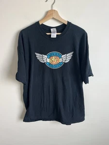 REO SpeedWagon Tour Band T Shirt Mens 2XL XXL Black 2016 Short Sleeve Rock - Picture 1 of 4