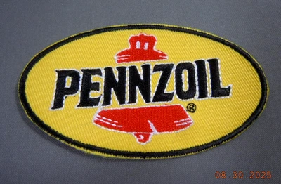 PENNZOIL Embroidered Iron-On Uniform-Jacket Patch 3.25" x 1.25" - Image 1 of 2