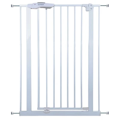 Absperrgitter Treppenschutzgitter weiß für 75-85cm Durchgang 110cm Hoch - Bild 1 von 4