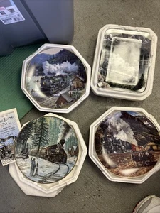 Bradford Exchange Knowles Set of 4 Trains Of The Great West Collection 1993-94 - Picture 1 of 5