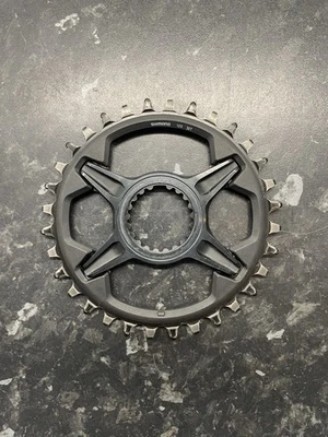 Shimano XT M8100 Chainring 1x12 - 32T - Black - Image 1 of 2