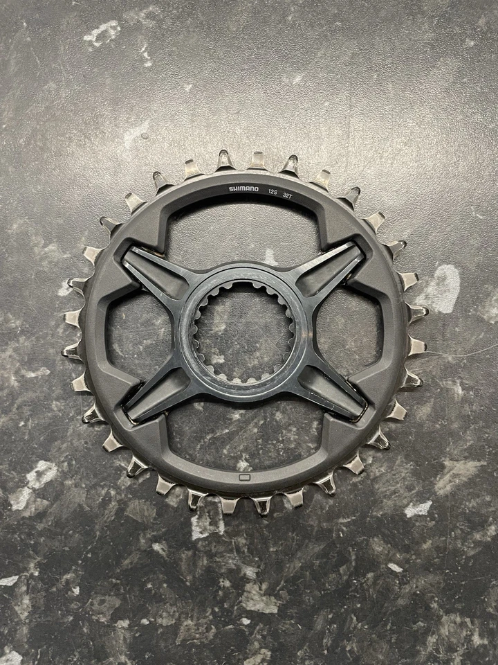 Shimano XT M8100 Chainring 1x12 - 32T - Black - Image 1 of 2