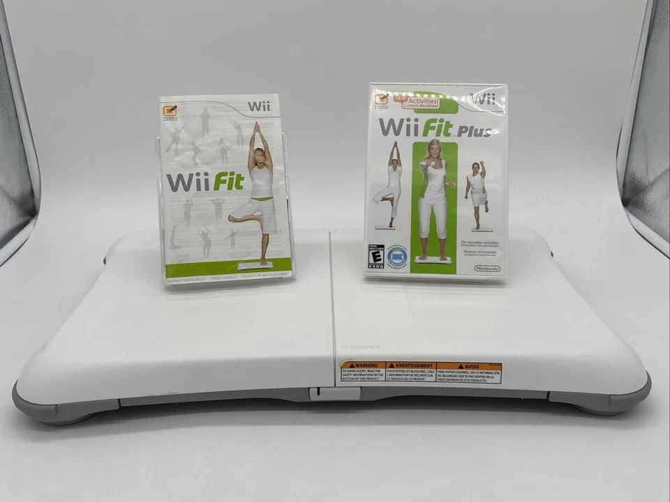 Nintendo Wii Fit Plus Balance Board Bundle RVL-021 Wii Fit Games Tested - Image 1 of 4