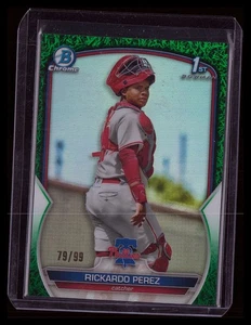 2023 Bowman Rickardo Perez Green Grass Refractor 1st Bowman /99 # BCP-27 - Picture 1 of 2