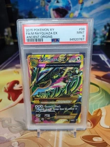 M Rayquaza EX (Shiny Full Art) 98/98 XY - Ancient Origins Holo PSA 9 - Picture 1 of 2