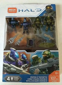 Nuevo juego de 107 piezas MEGA Construx Halo Spartan-IV Team Battle Pack 2018 - Imagen 1 de 15