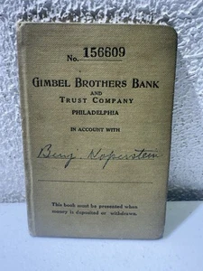 1928 Gimbel Brothers Bank And Trust Company Ledger Book - Picture 1 of 5
