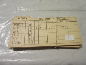 Lot-50 Vintage Fire Department Fire Alarm Box Response Cards - Picture 1 of 20