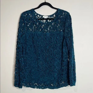 Sundance Remarkable Beauty Rouge Spitzentop teilweise gefüttert türkisblau Größe Large - Bild 1 von 6