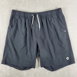 Vuori Kore Shorts Men's 2XL Blue Grayish Lined Pockets Athletic Drawstring - Bild 1 von 8