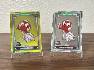 (2) 2025 Topps Chrome - VeeFriends | Graceful Goldfish - Yellow & Base #81 - Picture 1 of 3