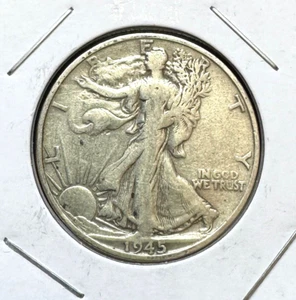 1945 San Francisco  Mint Walking Liberty Half Dollar 50¢ Very Fine - Picture 1 of 2