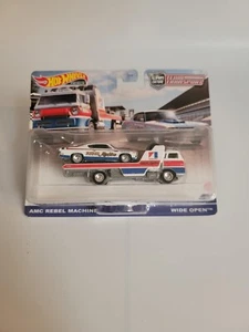 Hot Wheels Team Transport AMC Rebel Machine & Wide Open #43 - Imagen 1 de 2