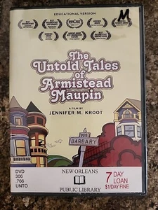 The Untold Tales of Armistead Maupin (DVD) - EX LIBRARY COPY - Picture 1 of 1