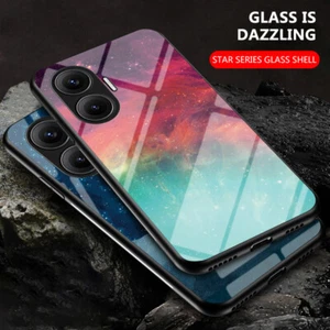 For XiaoMi RedMi Turbo 4 Pro, Hybrid Armor Shell Back Space Glass Case Cover - Picture 1 of 23