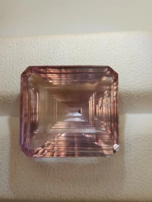 Pedra preciosa ametrina corte de precisão - quartzo Trystine natural facetado 20,25 CTS - Imagem 1 de 4