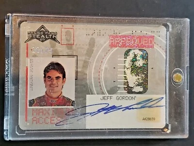 2007 Press Pass Stealth Maximum Access Autographs #MA8 Jeff Gordon 22/25 - Image 1 of 2