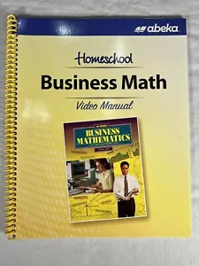 ABeka Homeschool Business Math Video Manual - Picture 1 of 1