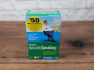 NEW DRAGON NATURALLY SPEAKING 9 PREFERRED SpeechRecognition Software Mic Headset - Picture 1 of 6