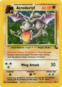 Aerodactyl (1/62) Fossil Unlimited - Heavily Played Holofoil Pokemon TCG - Picture 1 of 1