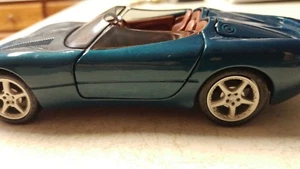 Jaguar XK 180 Convertible Blue 1/25 Die Cast Metal Car Maisto Free Shipping - Picture 1 of 1