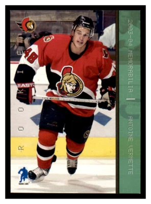 2003-04 BAP Memorabilia Emerald #191 Antoine Vermette Sens RC #8/10 (ref 114957) - Image 1 of 2