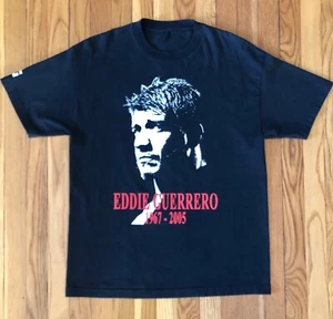 Vintage WWE Eddie Guerrero 2005 Viva La Raza Tribute T-Shirt Men Sz L Wrestling - Picture 1 of 19