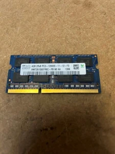 8GB 2 x 4GB SK Hynix PC3 - 12800S DDR3 RAM Laptop Memory - Picture 1 of 1