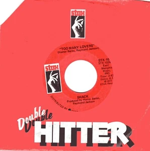 SHACK: TOO MANY LOVERS / HOT SAUSE: ILL KILL A BRICK (ABOUT MY MAN) , 45-5972 - Picture 1 of 3