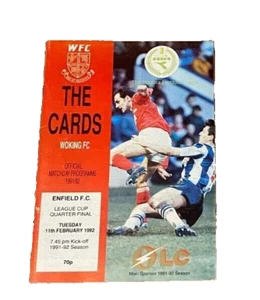 WOKING V ENFIELD - DIADORA LEAGUE CUP HALBFINALE - 11.2.1992 - Bild 1 von 1