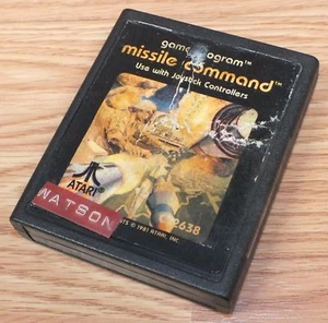 *UNTESTED* Missile Command Vintage Atari Game Cartridge ONLY - Picture 1 of 3