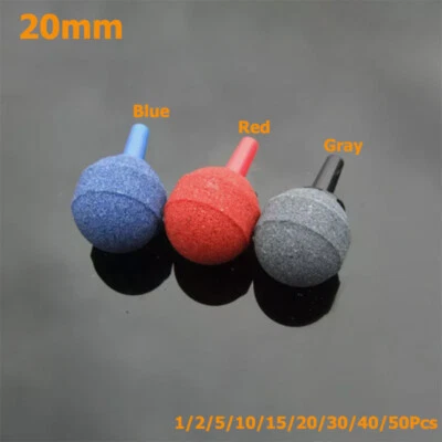 20mm Round Air Stone Ball For Pond or Aquarium Fish Tank Pump Oxygen Bubbles - Image 1 of 4