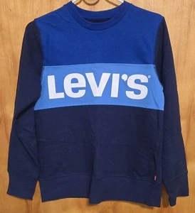 LEVI'S BLUE FASHION DESIGNER BOYS SWEATER - Picture 1 of 3
