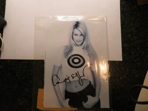 Claudia Schiffer Autograph magazine cut out 8 x 10 3/4 inch from germany - Picture 1 of 4