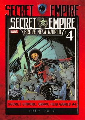 2017 MARVEL ANNUAL (2018 Upper Deck) SECRET EMPIRE COMIC COVER Insert Card SE-27 - Image 1 of 2