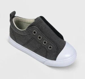 Toddler Dwayne Slip-On Sneakers Charcoal Gray - Cat & Jack - SIZE 6 - Picture 1 of 3