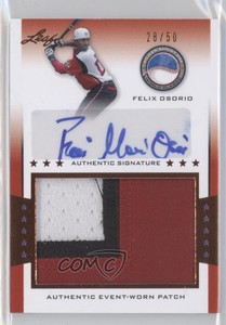 2013 Leaf Power Showcase Jersey Bronze /50 Felix Osorio #PA-FO1 Patch Auto