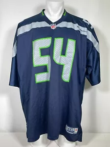 Bobby Wagner #54 Seattle Seahawks NFL Pro Line Blu Home Jersey Uomo 4XL B - Foto 1 di 13