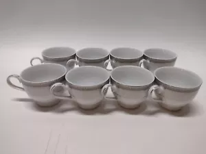 8 piece Mikasa Platinum Crown Tea Cup ~new~ L3428 - Bild 1 von 12