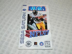 Sega Saturn NFL 97 Instruction Manual ONLY