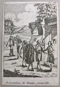 Bonne Savardin 1790 Châlon Sur Marne Desmoulins Gravure Révolution Française - Picture 1 of 2